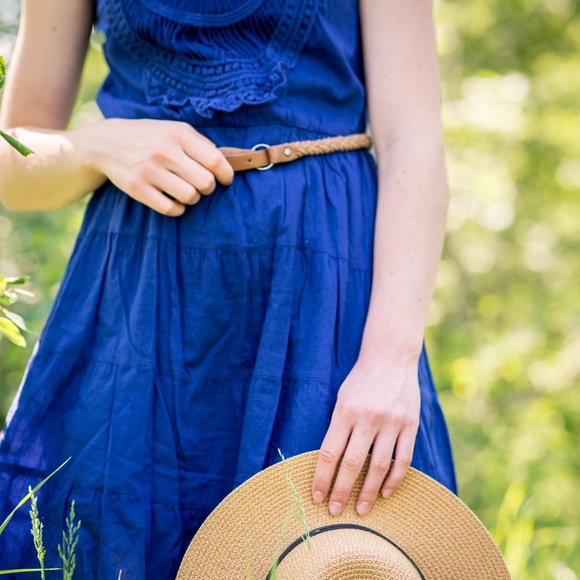 Lined cotton dress - Picture 7 of 15